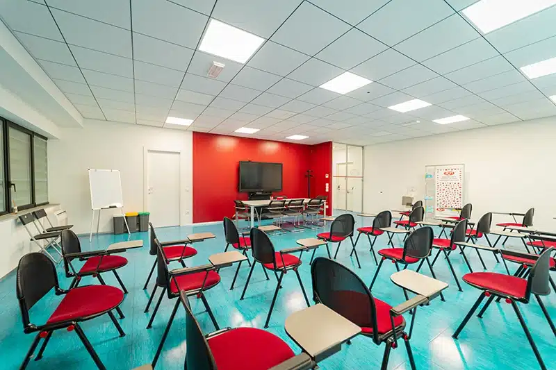Aula formazione per addetti a lavapavimenti industriali